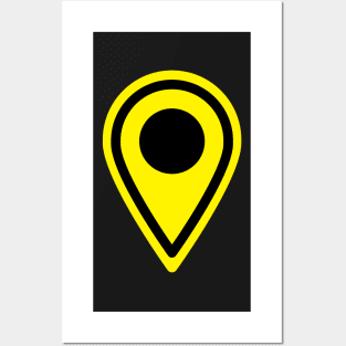 Pin2, you are here (request other colours) Posters and Art